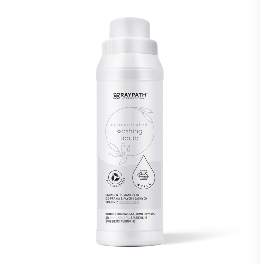 Płyn do prania białych tkanin Raypath 500 ml z nanosrebrem