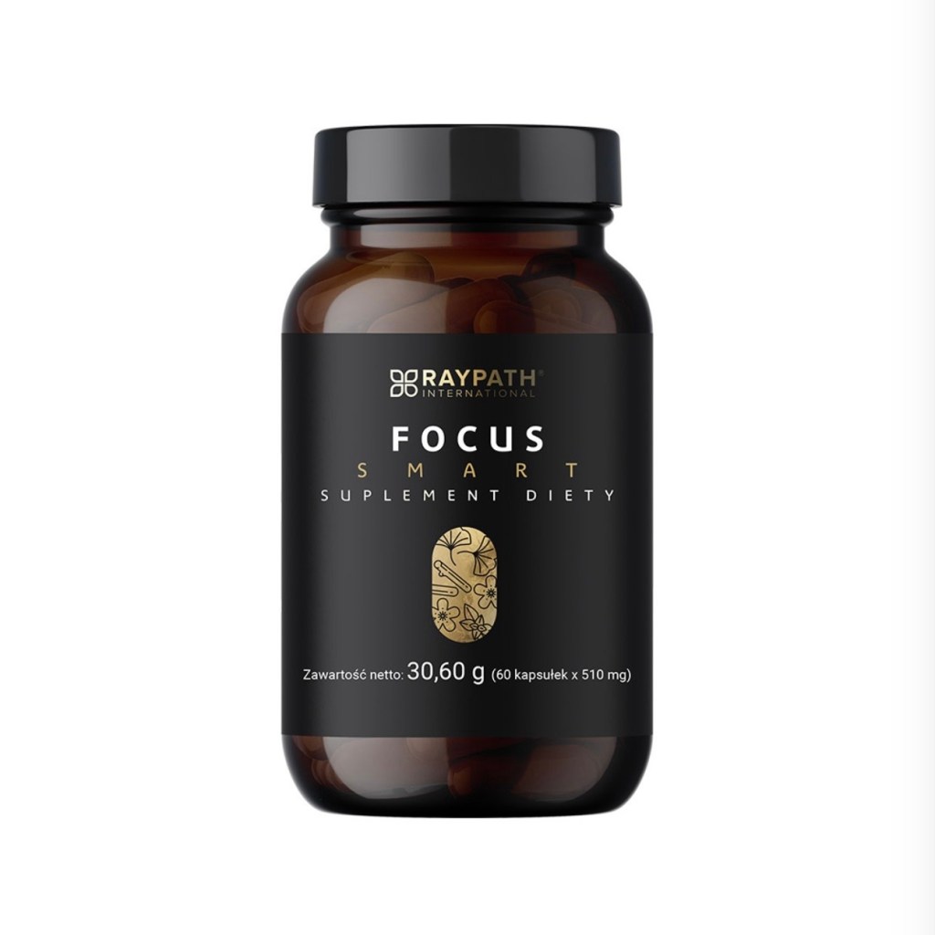 Focus Raypath – suplement Focus SMART Raypath z bakopą, ashwagandhą i miłorzębem, 60 kapsułek
